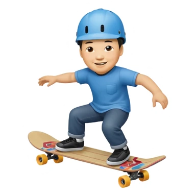 Xi Jinping riding skate board sticker