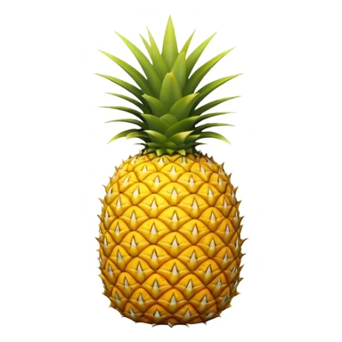 a simple pineapple sticker