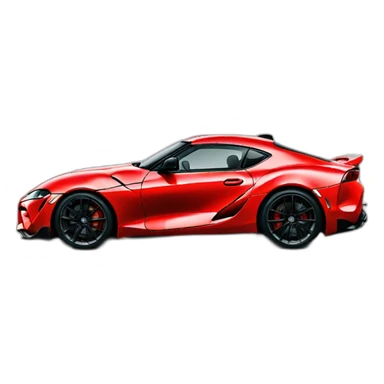 Red GR Supra sticker