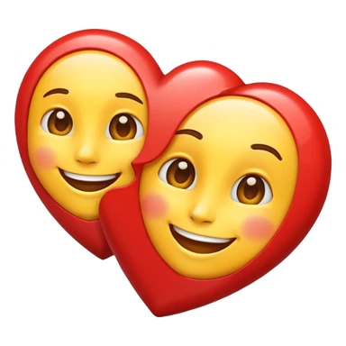 Emoji in love  sticker