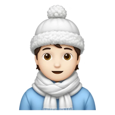 marshmallow guy with accessories sticker