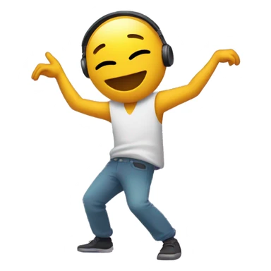 Among us character dancing sticker