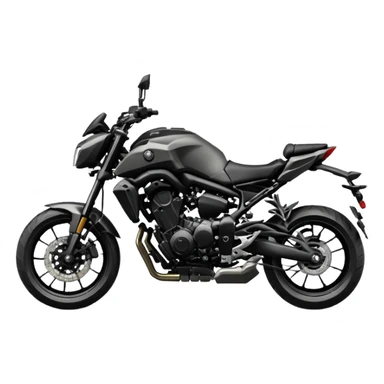 Yamaha MT-07 motorcycle side view sticker