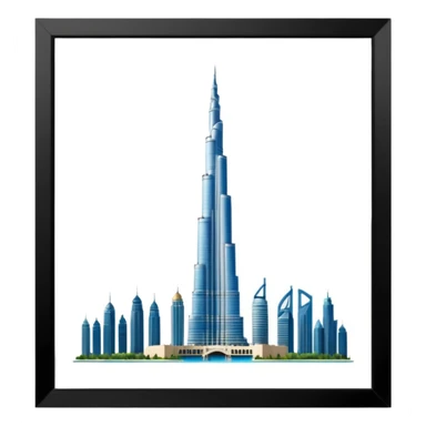 Burj khalifa sticker