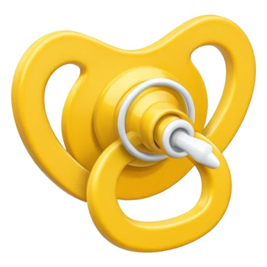 Chupeta amarela sticker