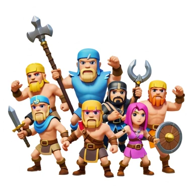Clash of clans game sticker