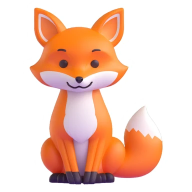 crazy fox sticker