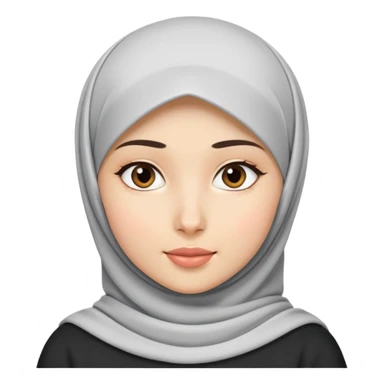 hijab girl with neck open sticker