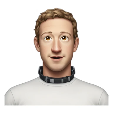 mark-zuckerberg-wearing-harness-choker sticker