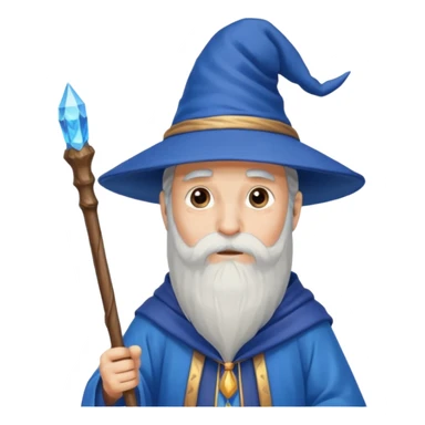 Merlin the wizard sticker