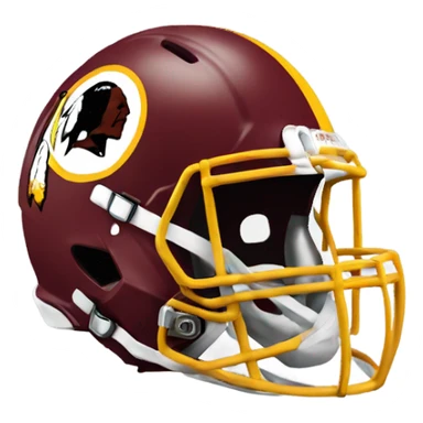Redskins helmet sticker