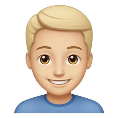 Eye roll smiling sticker