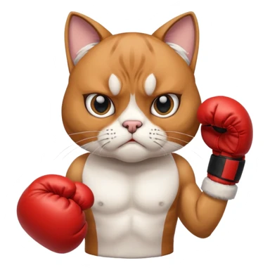 CAt boxer  sticker