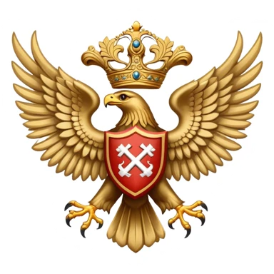 Greek Orthodox Byzantine Double Headed Eagle  sticker
