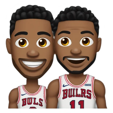 Derrick rose and Ja morant emoji sticker