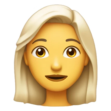 un visage féminin exprimant plusieurs émotions : heureuse, amoureuse, ennuyée, triste, blasée. sticker