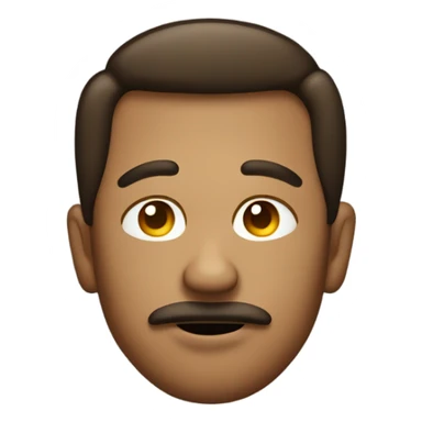 Man with sugar in his nose  sticker