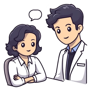 Management consultant with black wavy hair, stubble, strong features, white skin, smart casual attire, in a collaborative discussion with diverse business clients around a table with documents and laptop sticker