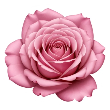 Polaroid photo of a pink rose  sticker