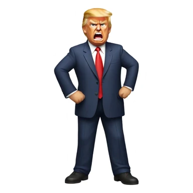Donald Trump Angry sticker
