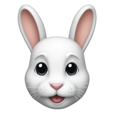 rabbit wear airpod maxes sticker