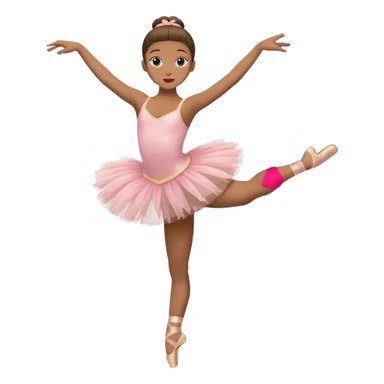 full body balet with tutu sticker