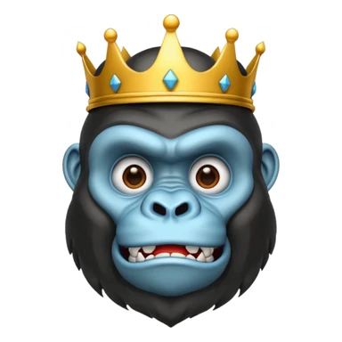 king gorilla sticker