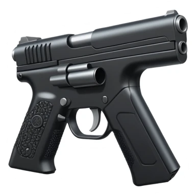 pistol with supressor sticker