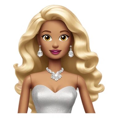 glamorous barbie  sticker