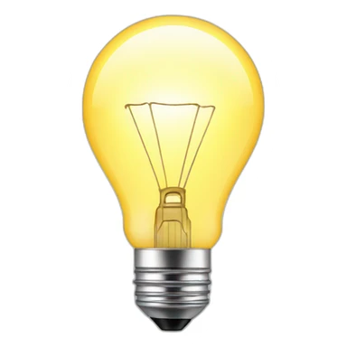 light bulb idea sticker