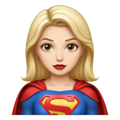 Glamour Superwoman (iphone emoji styled) sticker