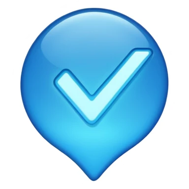 blue verified tick for whatsapp sticker