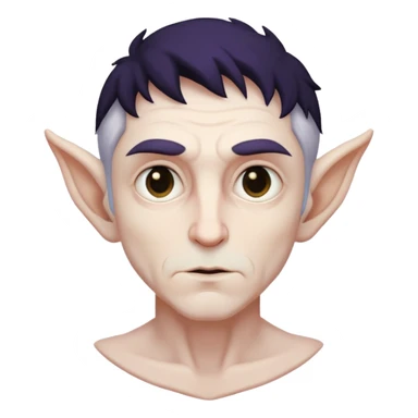 Older male shadow fae sticker