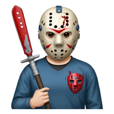 Jason Friday the 13th sticker