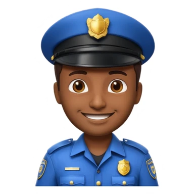 INDIAN POLICE OFFICER 3D EMOJI sticker