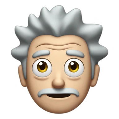 Rick from Rick and Morty sticker