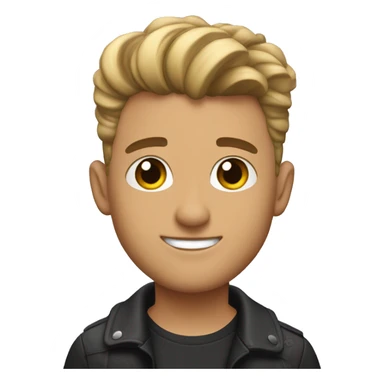 Tyler Blevins with a low taper fade  sticker