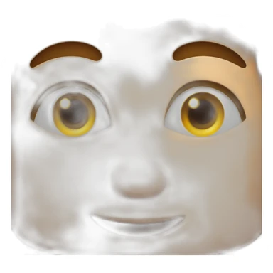 A natural emoji with the letter F in its eyes and hearts above its head sticker