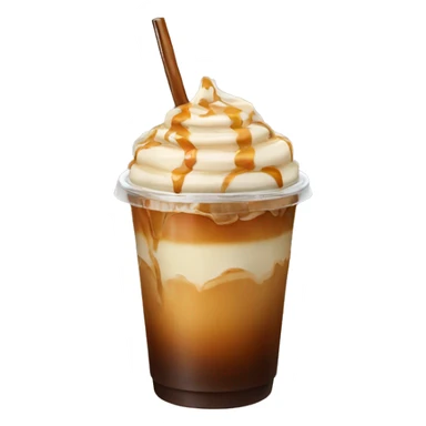 Iced coffee caramel sticker