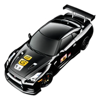 Nissan-skyline-gt-r35,chromehearts sticker