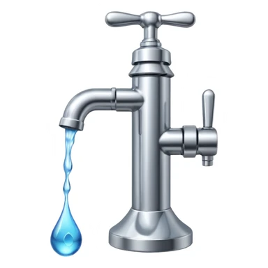 crypto currency symbol  named CryptoTap think more a tap or faucet  sticker