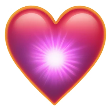 Heart full amd warm sticker