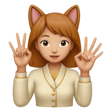 Megumi divine dogs hands sign sticker