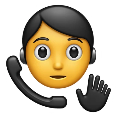 Signo de pregunta color negro sticker