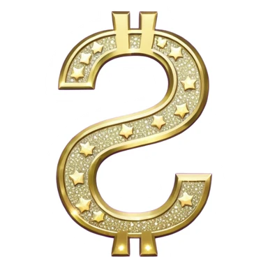 symbol money $ glitter purple sticker