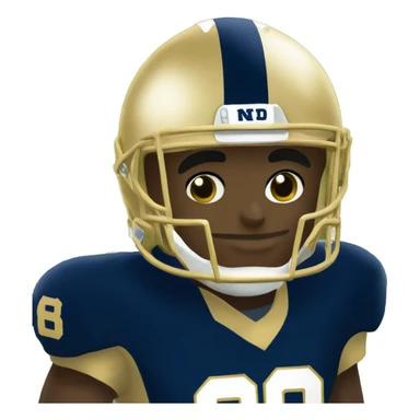 Notre Dame football  sticker