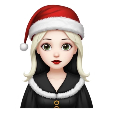 Goth Dommy mommy Santa Clause sticker