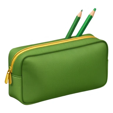 green Pencil Case sticker