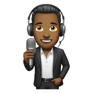 Radio show host sticker
