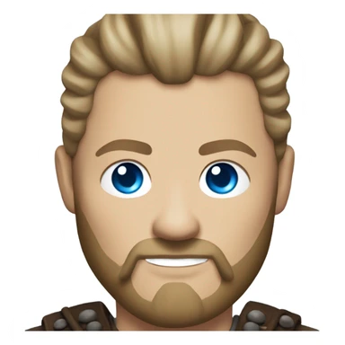 Ragnar lothbrok Viking blue eyes sticker